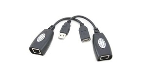 CABO ADAPTADOR EXTENSÃO USB VIA CABO DE REDE