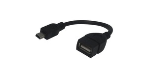 CABO ADAPTADOR V3 MICRO USB MACHO X USB FEMEA