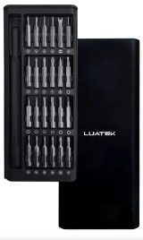 KIT DE FERRAMENTAS/CHAVES LUATEK COM 25 PEÇAS LWJ-A102