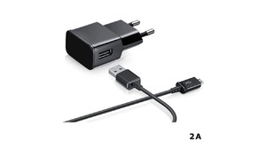 CARREGADOR DE TOMADA KINGO (KIT)  USB// MICRO USB (V8 ) 2.1A