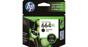 CARTUCHO HP 664XL PRETO F6V31AB 8,5 ML