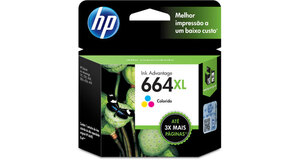 CARTUCHO HP 664XL COLORIDO (F6V30AB)