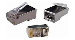 CONECTOR RJ45 MACHO CAT.5E BLINDADO