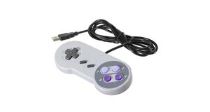 CONTROLE USB SUPER NINTENDO SNES JOYSTICK WINDOWS MAC LINUX(P/RASPBERRY)