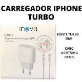 CARREGADOR INOVA TURBO 20W  IPHONE CAR0094