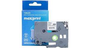 FITA PARA ROTULADOR MAXPRINT COMPATIVEL BROTHER - TZE231