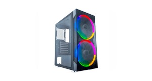 GABINETE GAMER ANJO DE COMBATE4 CG-04A1 RBG AF-CAF4*FAN2 - KMEX