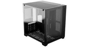 GABINETE GAMER FORCEFIELD BLACK VULCAN - FRONTAL E LATERAL EM VIDRO - PCYES - GFFBVP