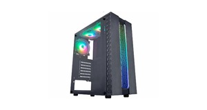 GABINETE GAMER KRATOS CG42TP PAINEL FITA LED RGB S/FAN - KMEX