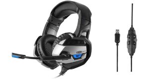 HEADFONE GAMER DEX 7.1 COM LUZ DF-101 USB