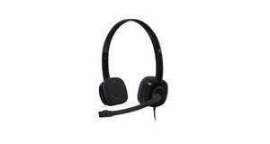 HEADFONE LOGITECH COM MICROFONE H151 PRETO P2