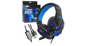 HEADFONE GAMER DEX DF-81 LED USB+P2