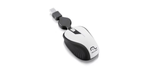 MOUSE RETRATIL EMBORRACHADO USB MULTILASER MO234