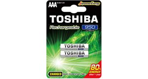 PILHAS RECARREGAVEIS TOSHIBA AAA C/2