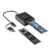 CONVERSOR USB X M.2 SATA + NVME KNUP KP-HD850 ( USB-C / USB 3.0)