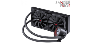 WATER COOLER SANGUE FRIO 2 240MM (INTEL/AMD) - MANGUEIRAS DE NYLON - TDP 250W - PSF2240H40PTSL - PCYES